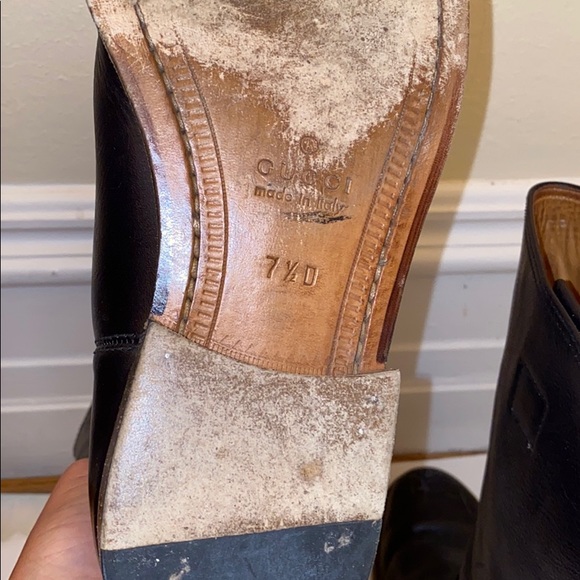 Gucci men’s black boots 7.5 - Picture 8 of 9